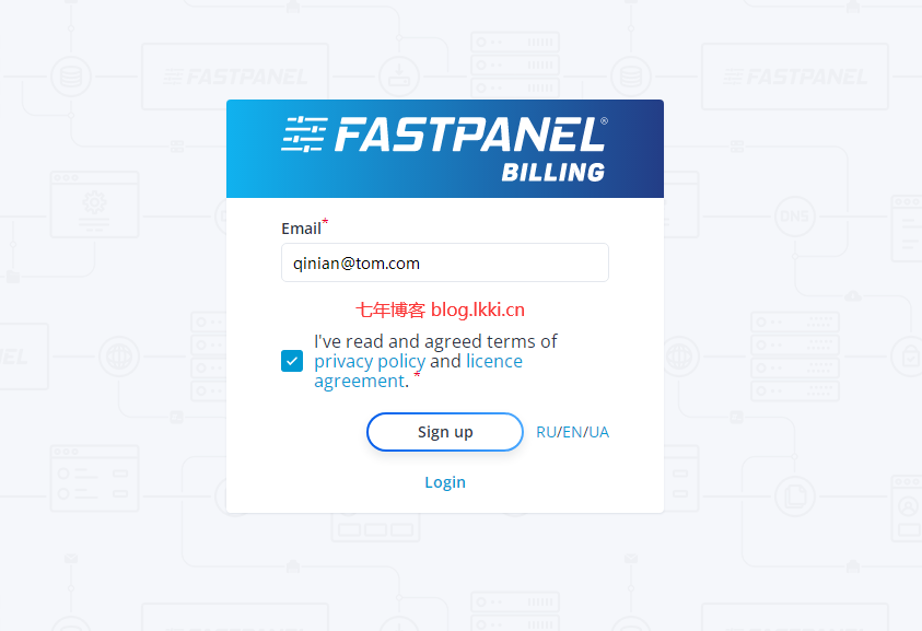 国外流行免费的FastPanel主机管理面板安装教程-七年博客-关注云计算Web开发技术和分享经验教程的个人博客